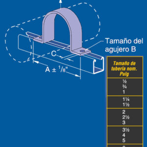 ABRAZADERAS TIPO OMEGA