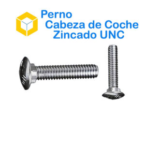 PERNO CABEZA DE COCHE ZINCADO UNC