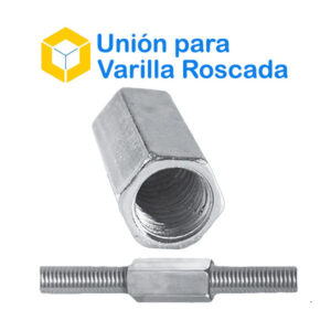 UNIÓN PARA VARILLA ROSCADA